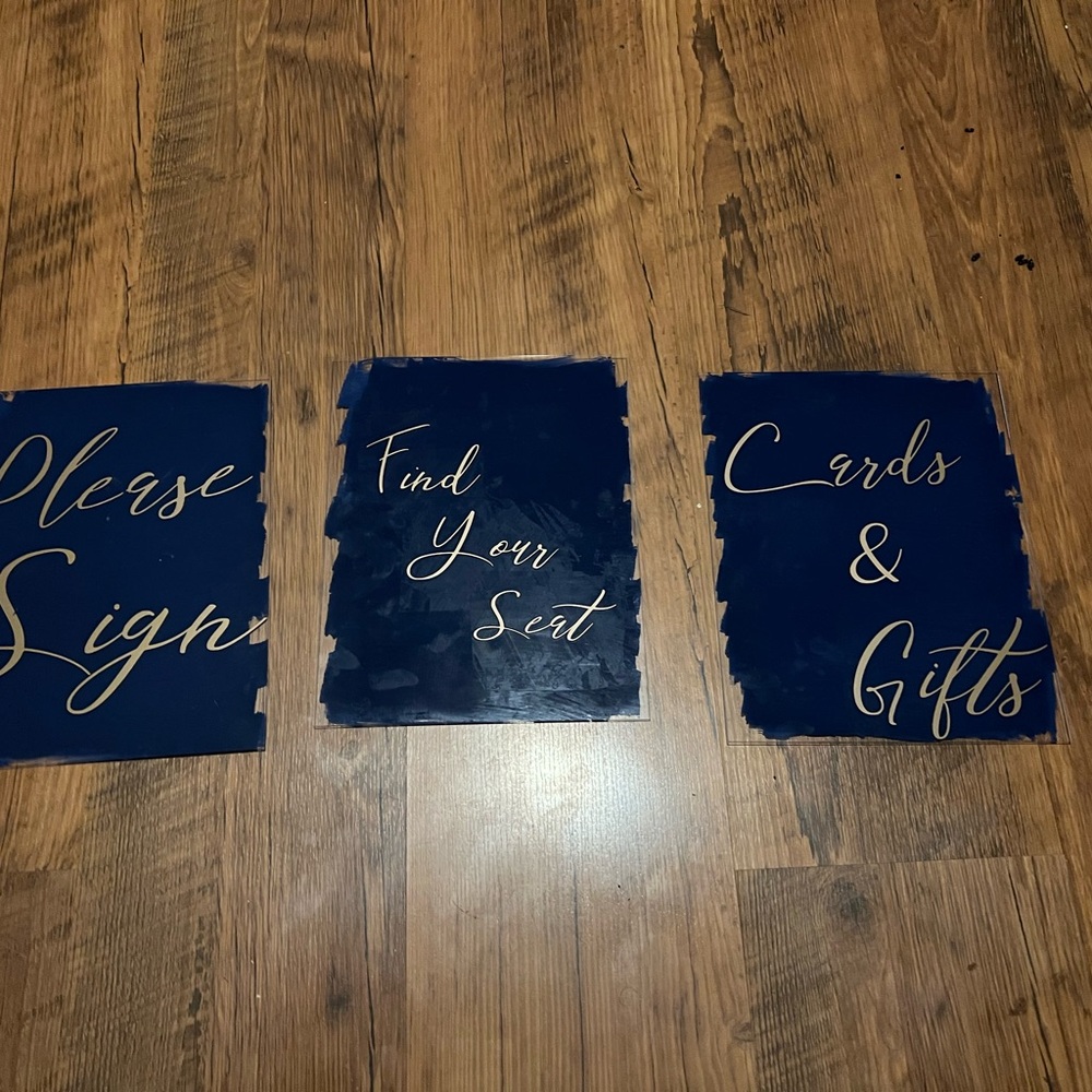Wedding signs